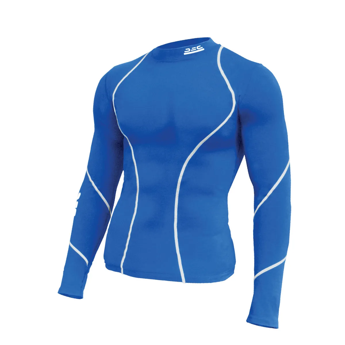 Atak Compression Top - Youth - Royal Blue