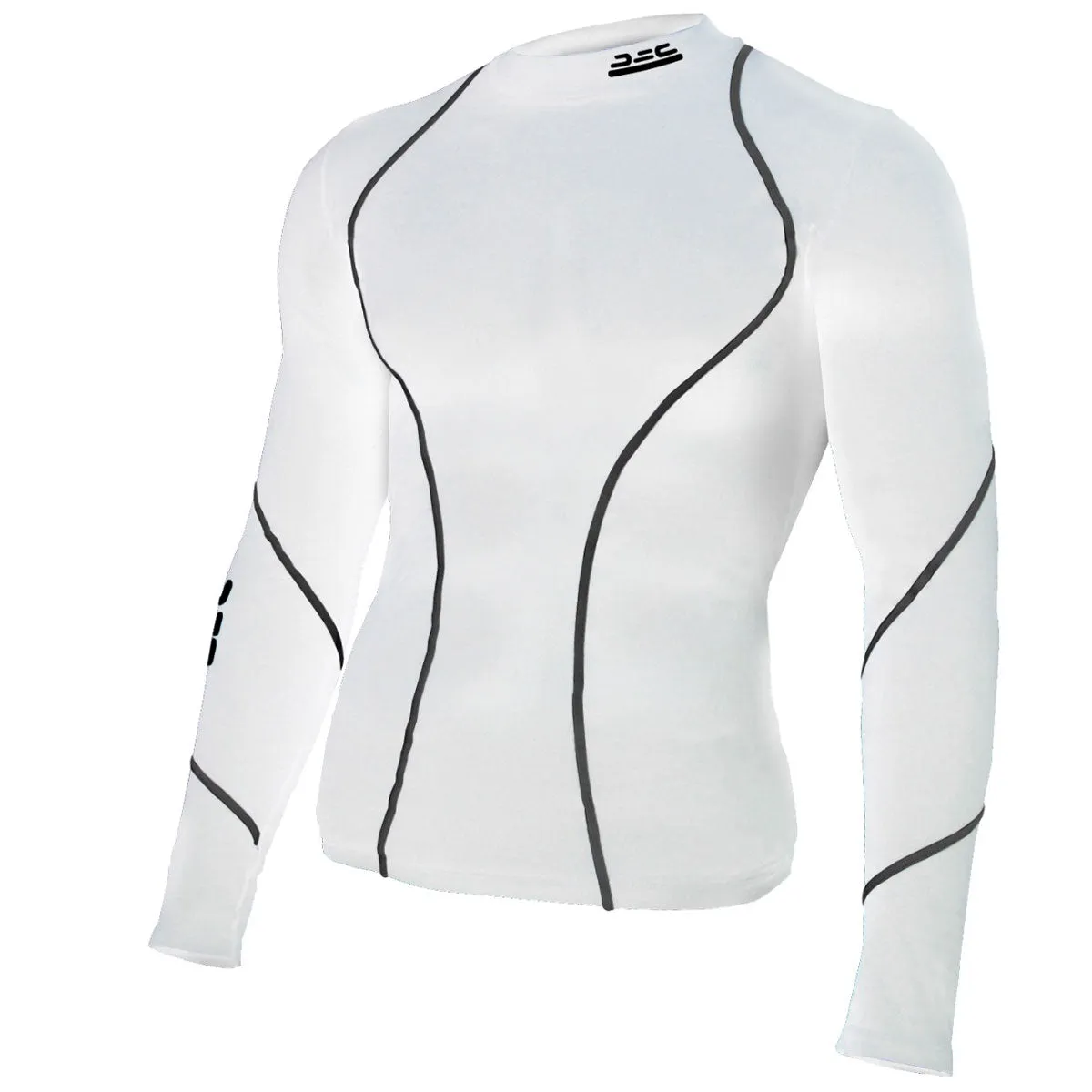 Atak Compression Top - Youth - White