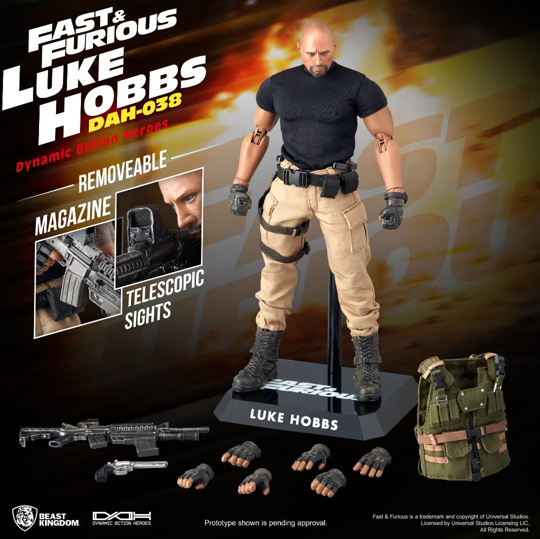Beast Kingdom DAH-038 Fast and Furious Luke Hobbs Dynamic 8ction Heroes Action Figure