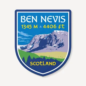 Ben Nevis Scotland Sticker
