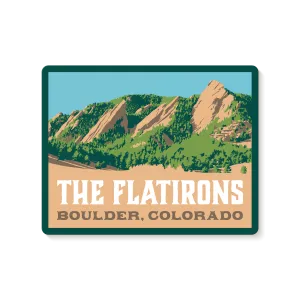 Boulder Flatirons Decal Sticker