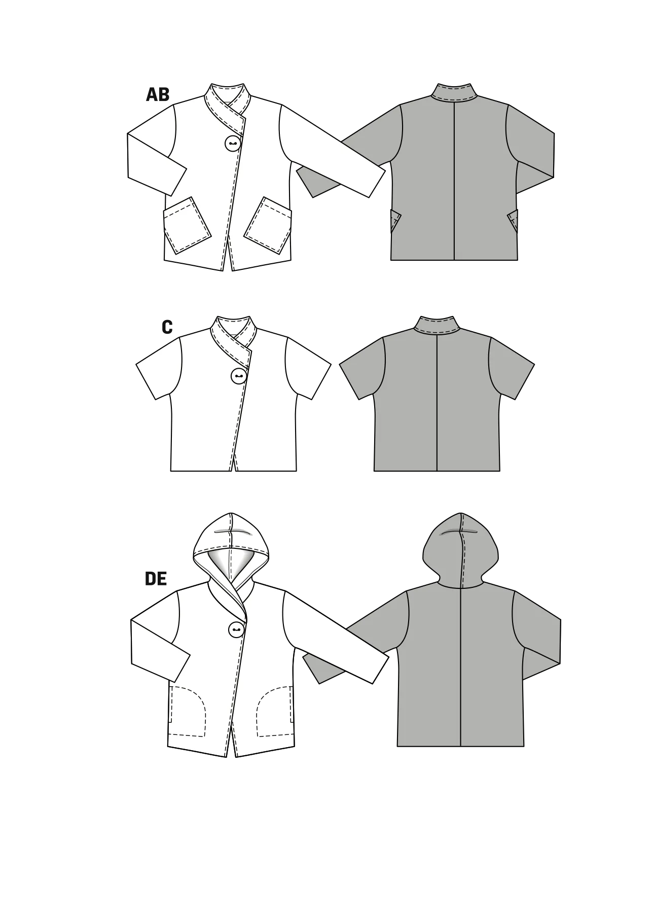 Burda 7700 Jacket Sewing Pattern