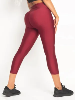 Capri Leggings | CRANBERRY