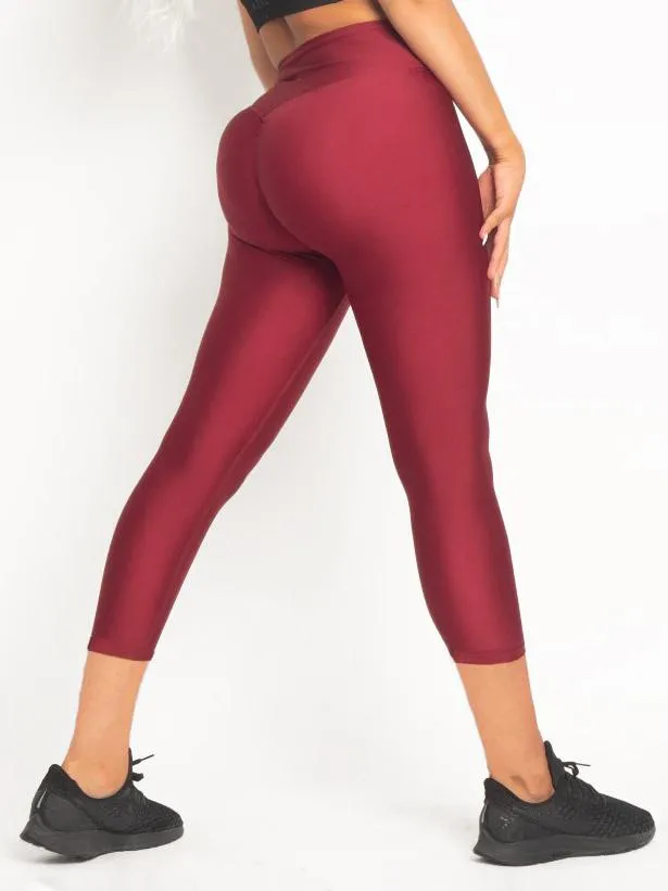 Capri Leggings | CRANBERRY
