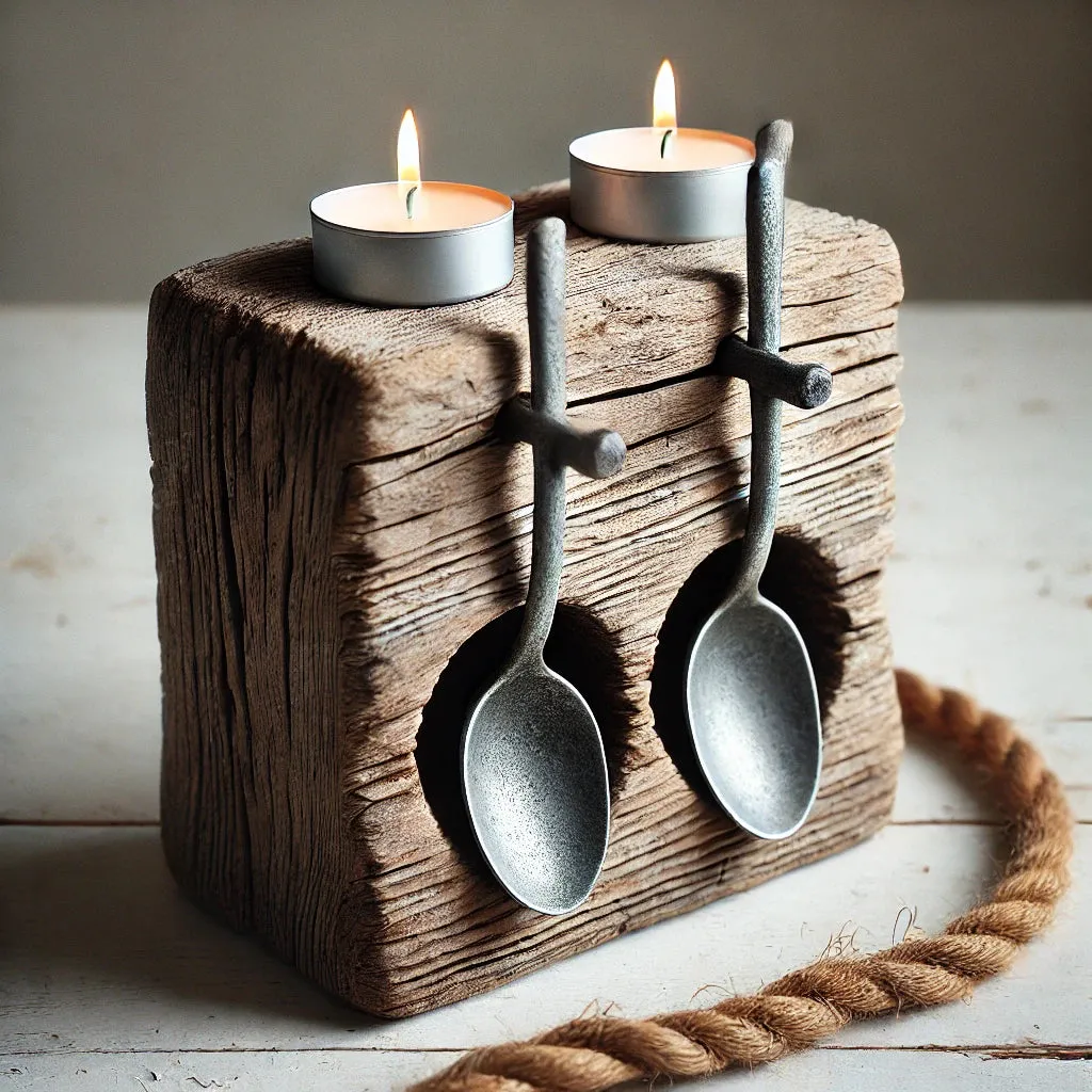 Double Spoon oil burner Tea Light Spoon Oil Diffuser