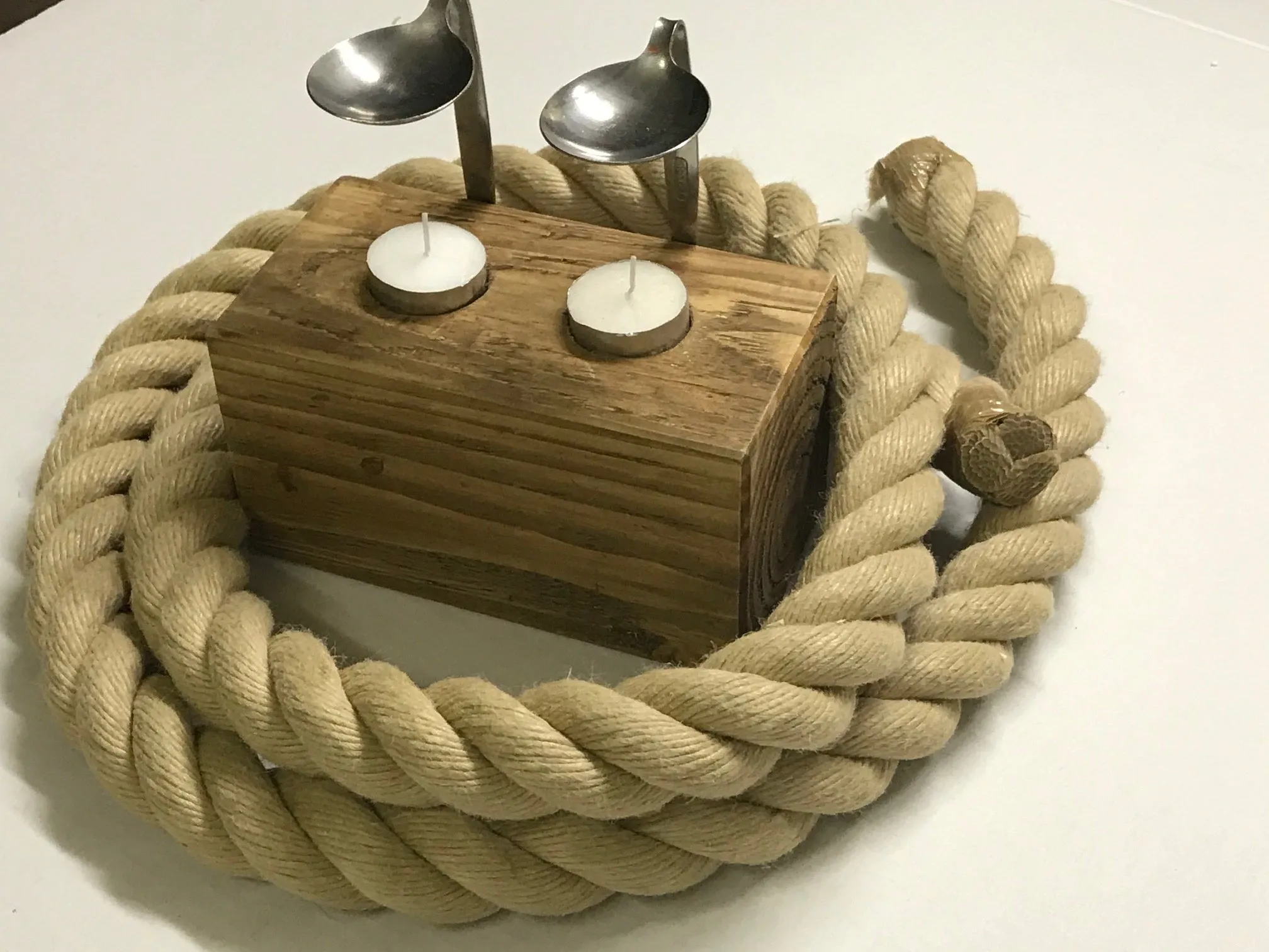 Double Spoon oil burner Tea Light Spoon Oil Diffuser