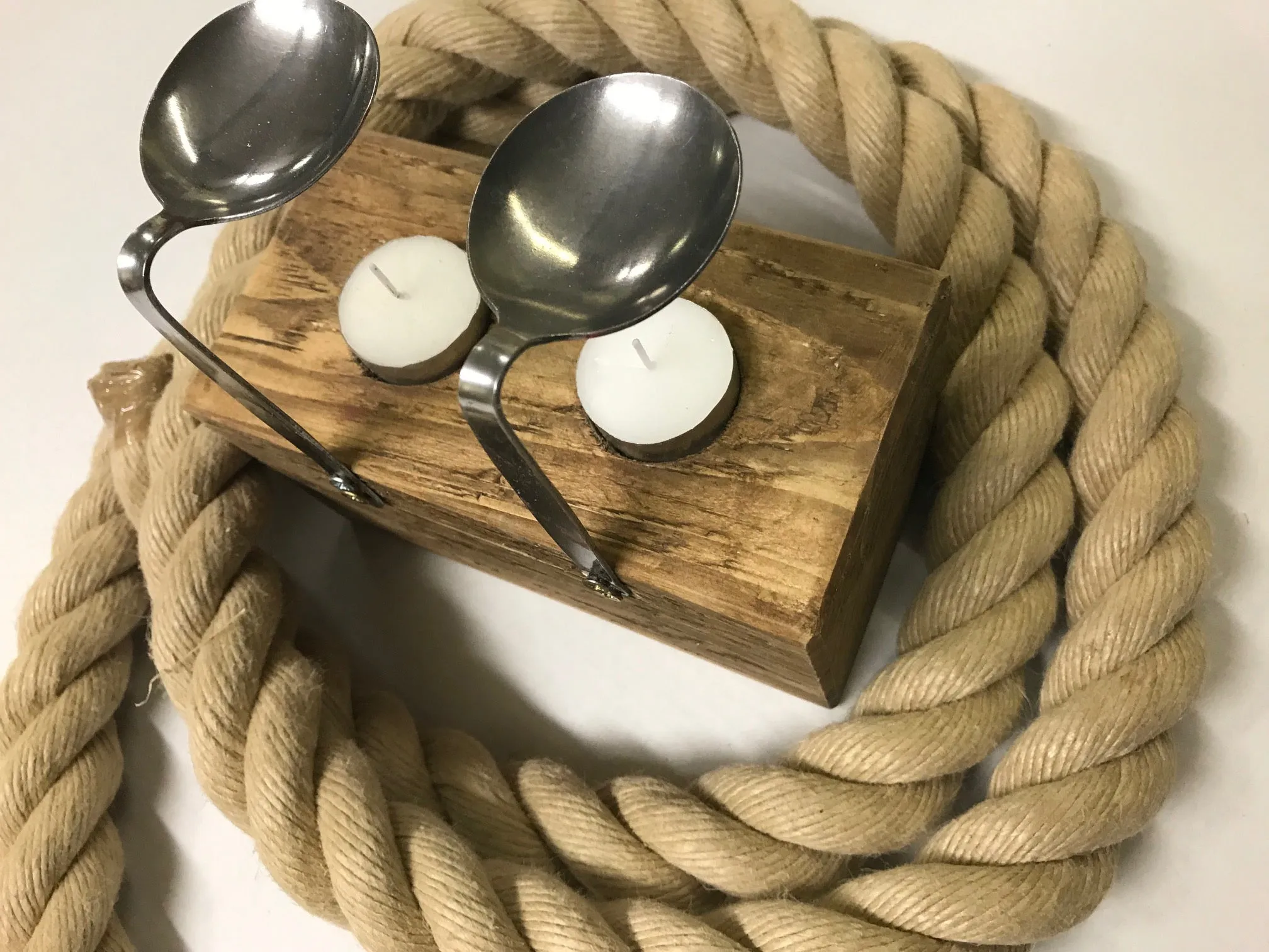 Double Spoon oil burner Tea Light Spoon Oil Diffuser