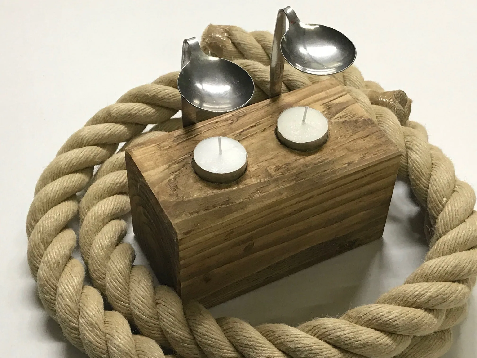 Double Spoon oil burner Tea Light Spoon Oil Diffuser