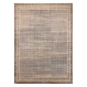Grey Transitional Silk Rug - 12' x 18'6"