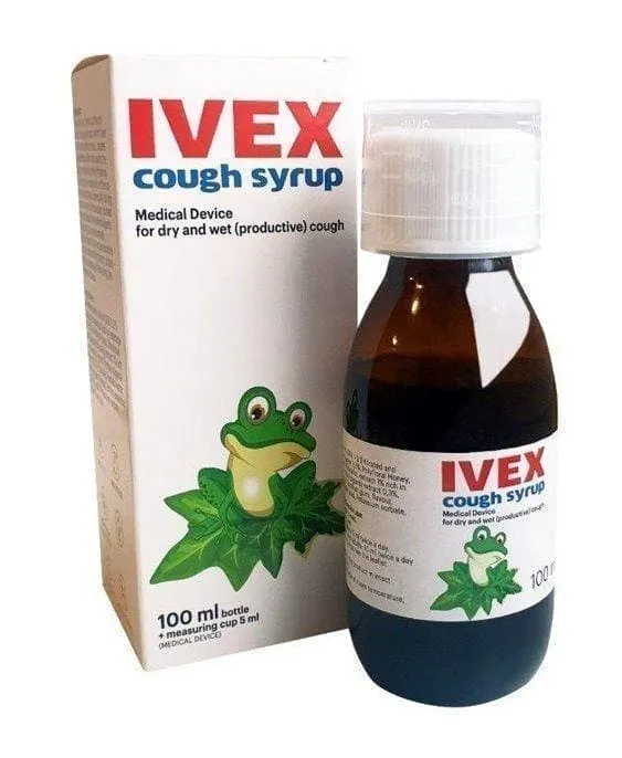 Ivex syrup 100ml, ivy, thyme and marshmallow