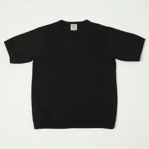 Jackman JM5110 Dotsume Rib Tee - Black