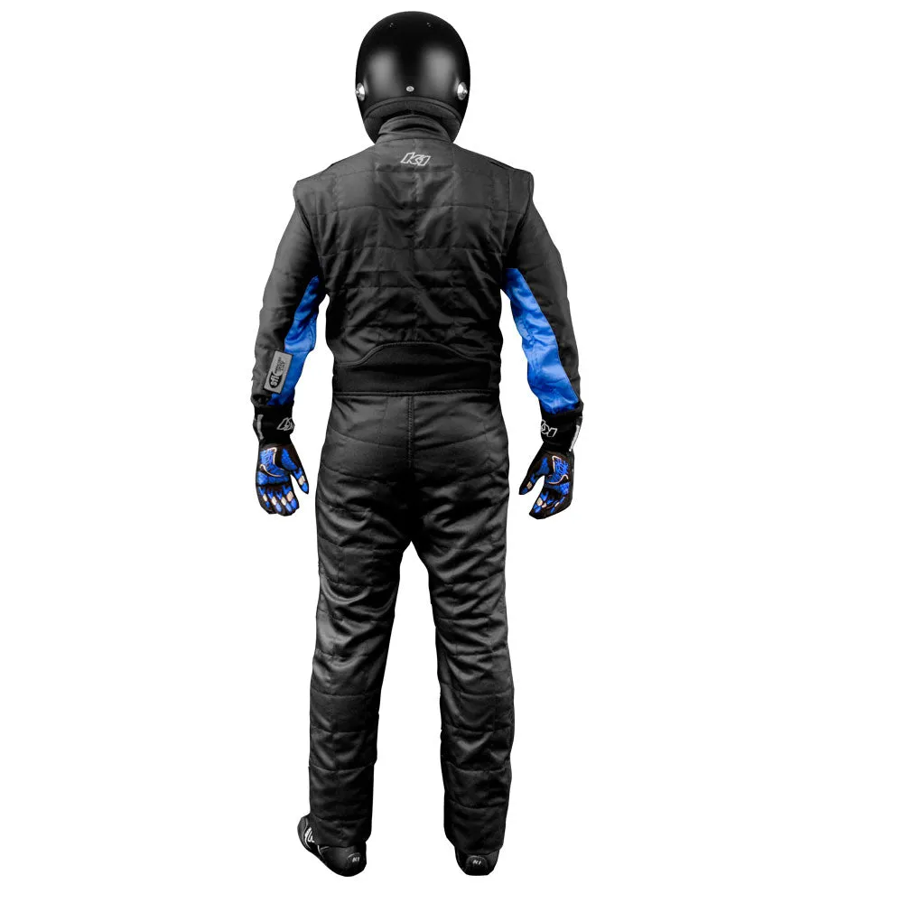 K1 RaceGear Outlaw Auto Racing Nomex® Suit - Black/Blue