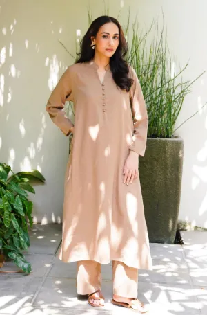 Kalidaar Co-Ord - Sandy Beige