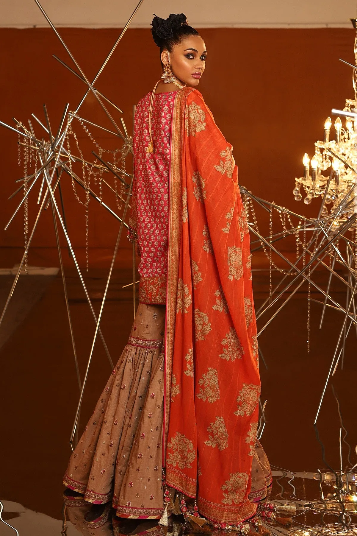 Lawn Gharara Suit for Eid #N9007