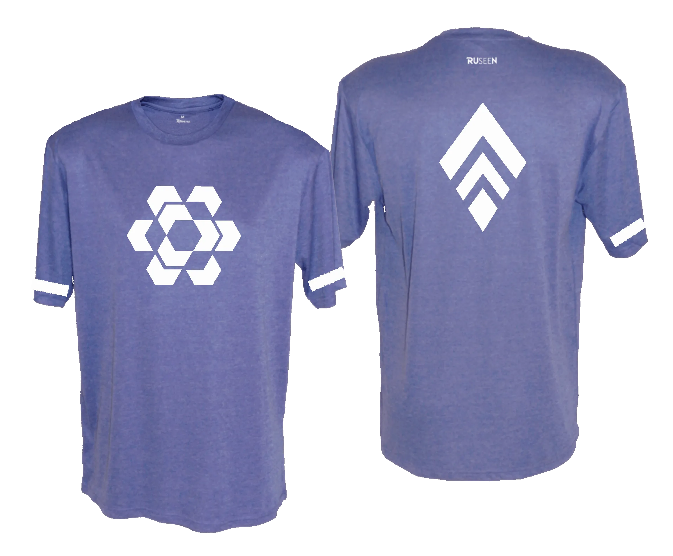 Men's Reflective Short Sleeve Shirt - Diamond Hexagon Combo