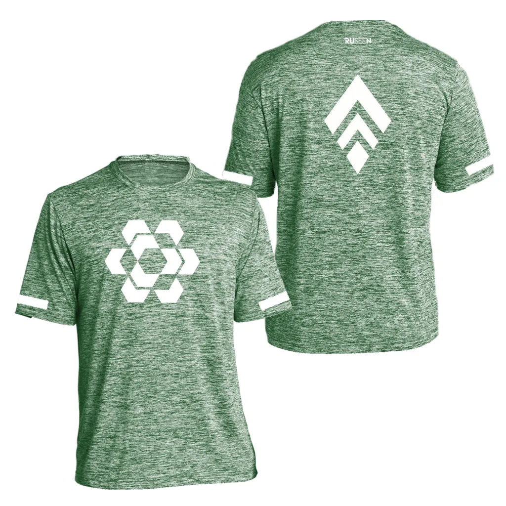 Men's Reflective Short Sleeve Shirt - Diamond Hexagon Combo