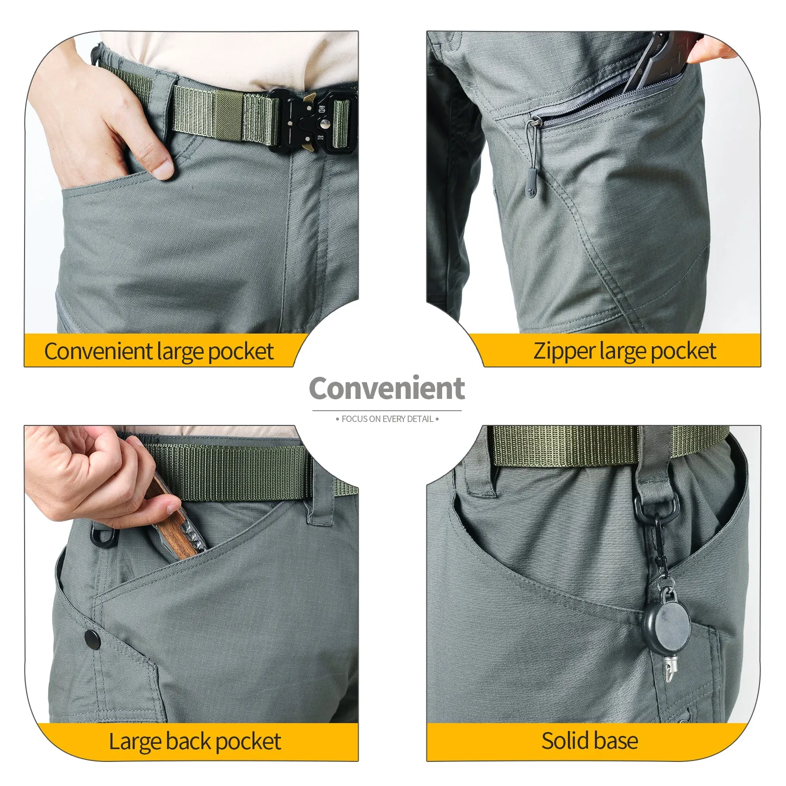 Men's Urban Pro Stretch Tactical Trousers Army Green