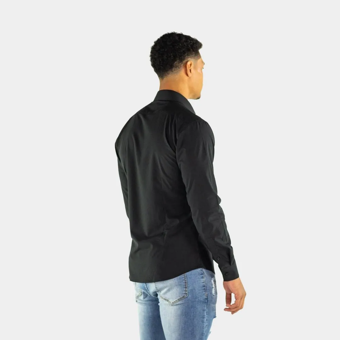 Performance Bamboo Dress Shirt - Black