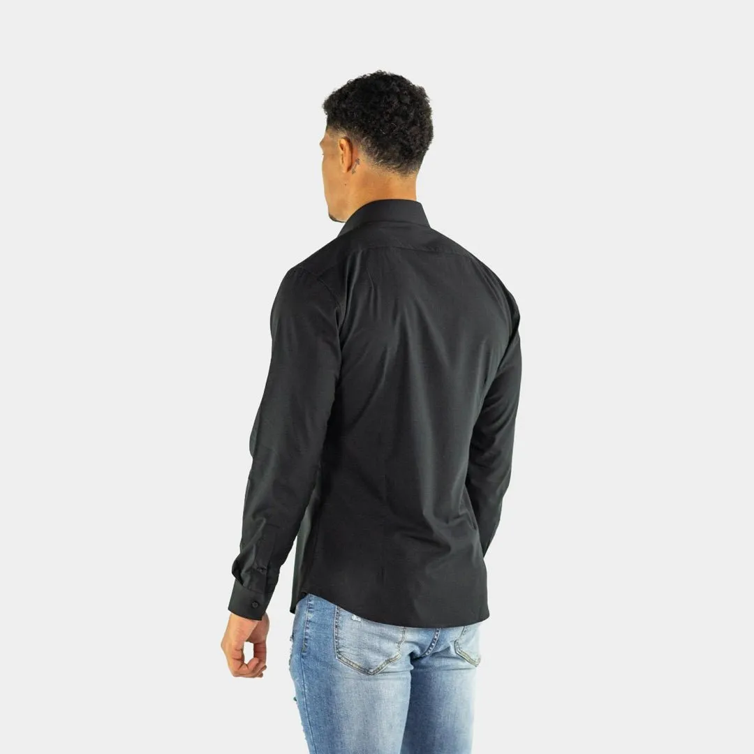 Performance Bamboo Dress Shirt - Black