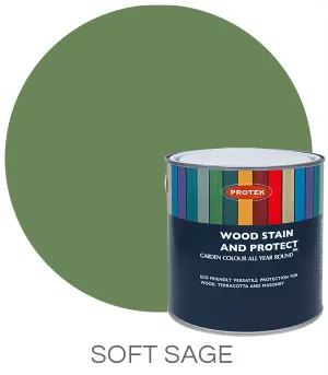 Protek Woodstain & Protect Soft Sage