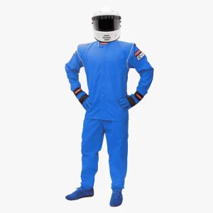 Pyrotect Junior Sportsman Deluxe 1 Layer SFI-1 Pants - Blue