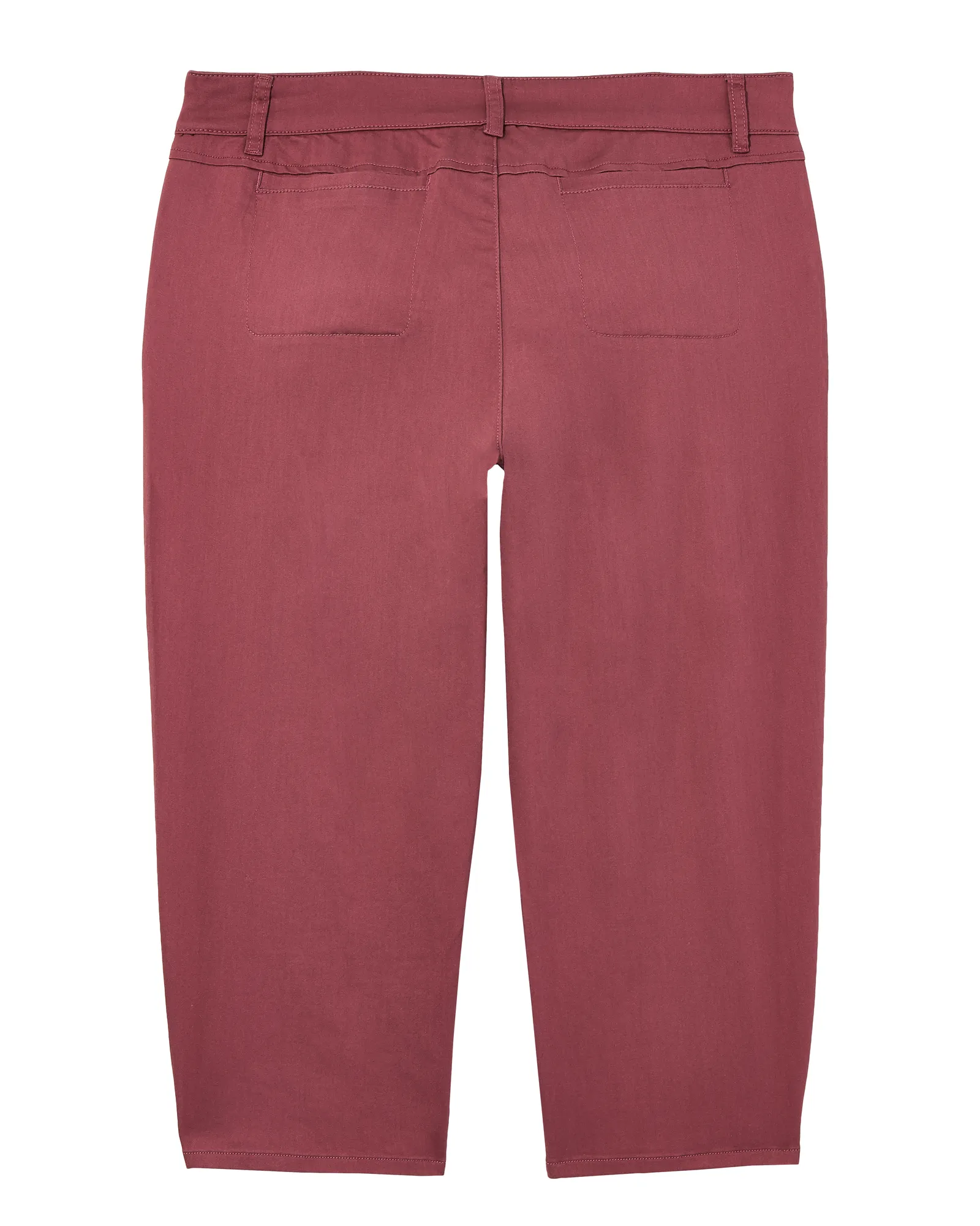 Taipei Satin Cropped Trouser | Purple