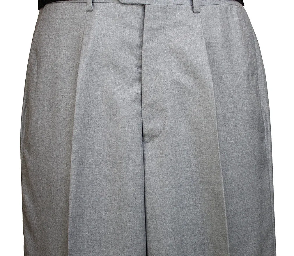Tzarelli 3 Piece 2-Button Italian Designer Suit - Light Grey